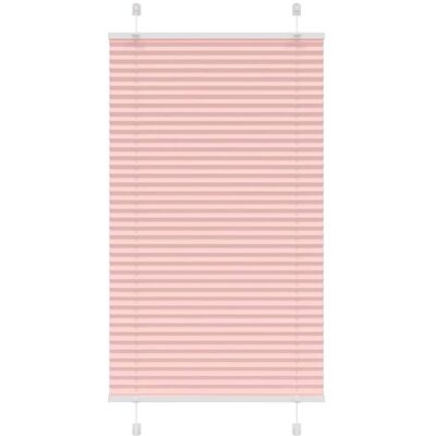 VidaXL Rose Polyester Pleated Blind - Pleated Blind VidaXL Rose Polyester Pleated Blind - Pleated Blind