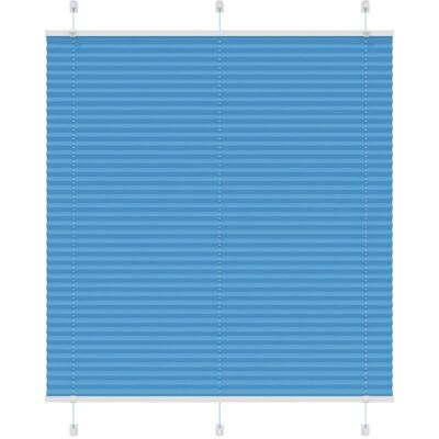 vidaXL Blue Polyester Pleated Blind - Pleated Blind vidaXL Blue Polyester Pleated Blind - Pleated Blind