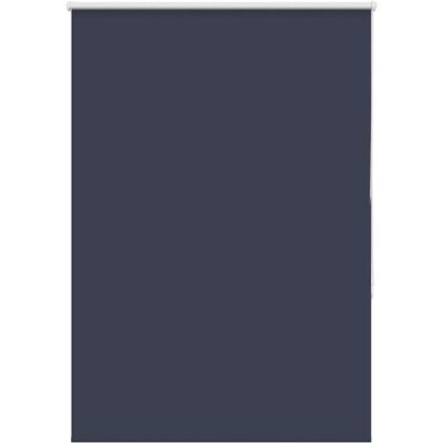 vidaXL Marine Blue 115x130cm Polyester Roller Blind - Window Covering vidaXL Marine Blue 115x130cm Polyester Roller Blind - Window Covering