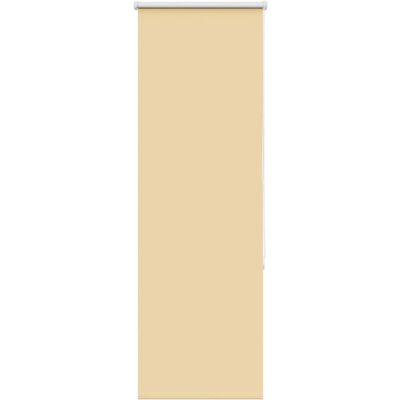 vidaXL Beige 60x150cm Polyester Darkening Roller Blind vidaXL Beige 60x150cm Polyester Darkening Roller Blind