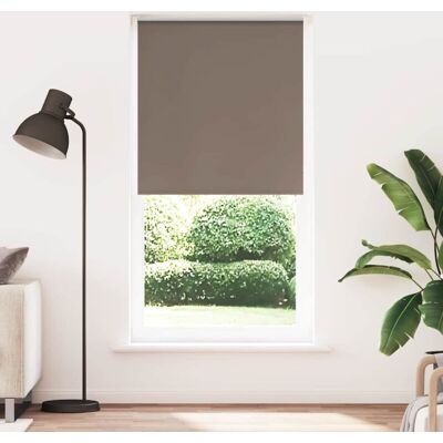 vidaXL Roller Blind Blackout Coffee 65x130 cm Fabric Width 60.7 cm - roller blind vidaXL Roller Blind Blackout Coffee 65x130 cm Fabric Width 60.7 cm - roller blind