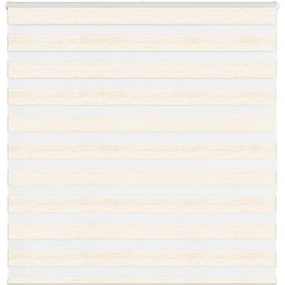 vidaXL Zebra Blinds - 145x150cm, Polyester, Beige, Modern - Zebra Blinds vidaXL Zebra Blinds - 145x150cm, Polyester, Beige, Modern - Zebra Blinds