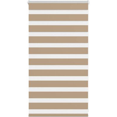 vidaXL Zebra Blinds - 75x100 cm Sandbraun Polyester vidaXL Zebra Blinds - 75x100 cm Sandbraun Polyester