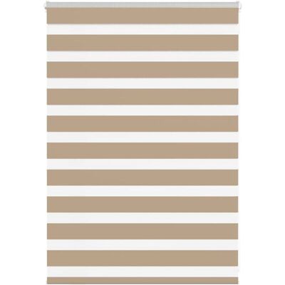 vidaXL Zebra Blinds - 110x100 cm Durable Polyester Braun vidaXL Zebra Blinds - 110x100 cm Durable Polyester Braun