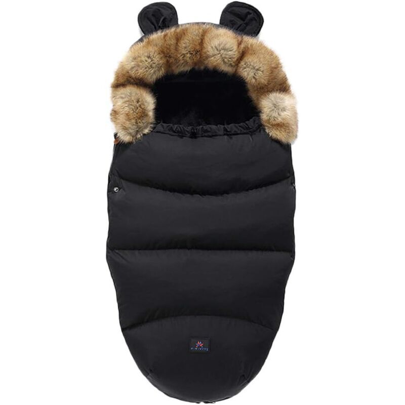 GROOFOO Universal Stroller Footmuff Comfortable Baby Sleeping Bag Winter Warm Waterproof Swaddle Blanket for Stroller, Prams, Buggy, Car Seat, Baby Cots