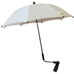 SECUREFIX DIRECT Small Pram Parasol With Clamp - Cream Fully Adjustable Flexible Pole Universal