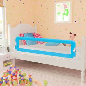 Hommoo - Toddler Safety Bed Rail 2 pcs Blue 150x42 cm VD18977