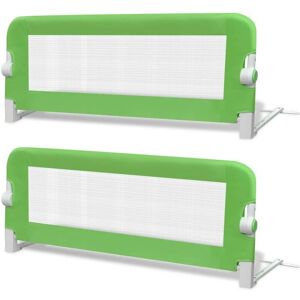 BERKFIELD HOME Mayfair Toddler Safety Bed Rail 2 pcs Green 102x42 cm