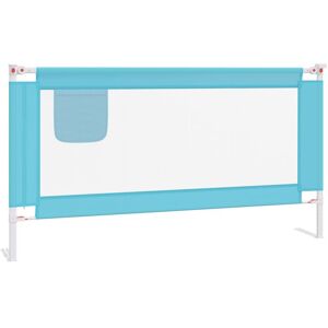 Berkfield Home - Mayfair Toddler Safety Bed Rail Blue 160x25 cm Fabric