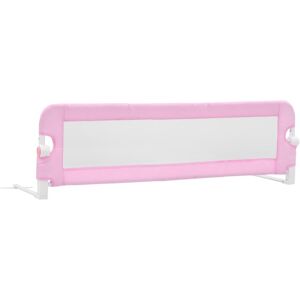 BERKFIELD HOME Mayfair Toddler Safety Bed Rail Pink 120x42 cm Polyester