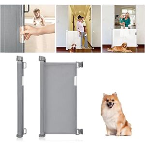 DAY PLUS Retractable Baby Gate, Safety Gates for Children,Pet Fence, Roll-Up Safety Gate for Stairs, Hallways, Indoors and Outdoors,For Keep Babies Safe,