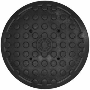 Loops - Safety Rubber Jack Pad - Type c Design - 108mm Circle - Fits Over Jack Saddle