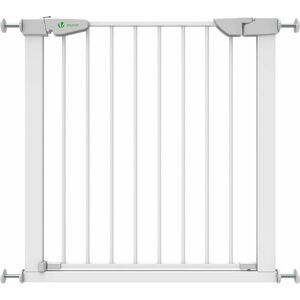 Stair Gates for Baby, Pressure Fit Safety Gate, White, 76-84 cm - Vounot