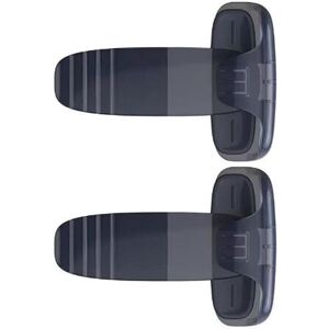 LINGHHANG 2 Pieces Baby Safety Refrigerator Lock, Child Proof Single Door Refrigerator Lock (2 Pieces, Gray)