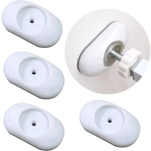 AlwaysH 4 Pack Safety Wall Guards for Stairs Baby Pet Gate Stairs Door Wall Surface (Elliptical)