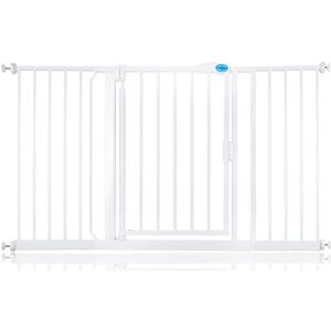Bettacare - Auto Close Stair Gate, 139.8cm - 146.8cm, White, Pressure Fit Safety Gate, Baby Gate Bettacare - Auto Close Stair Gate, 139.8cm - 146.8cm, White, Pressure Fit Safety Gate, Baby Gate