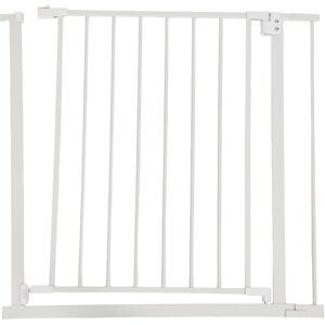 Relaxdays stair gate, 82–87 cm, no drilling needed, baby & toddler, staircase & door, clamp door gate, white Relaxdays stair gate, 82–87 cm, no drilling needed, baby & toddler, staircase & door, clamp door gate, white