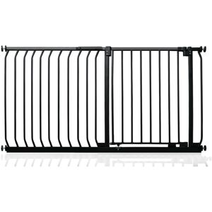 Safetots - Elite Pressure Safety Gate, 134cm - 143cm, Matt Black, Pressure Fit Stair Gate Safetots - Elite Pressure Safety Gate, 134cm - 143cm, Matt Black, Pressure Fit Stair Gate