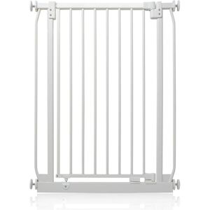 Safetots - Extra Tall Elite Safety Gate, 65.5cm - 74.5cm, Matt White, Extra Tall 96.8cm in Height, Pressure Fit Stair Gate Safetots - Extra Tall Elite Safety Gate, 65.5cm - 74.5cm, Matt White, Extra Tall 96.8cm in Height, Pressure Fit Stair Gate