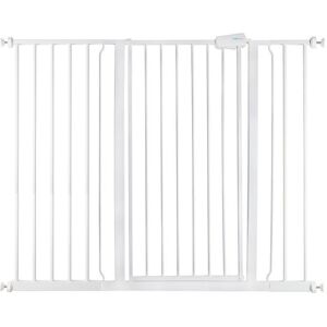 Safetots - Extra Tall Metal Safety Gate Pressure Fit, 120.3cm - 127.9cm, White, 104cm in Height, Extra Tall Baby Gate Safetots - Extra Tall Metal Safety Gate Pressure Fit, 120.3cm - 127.9cm, White, 104cm in Height, Extra Tall Baby Gate