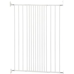 Safetots - Extra Tall Screw Fitted Baby Stair Gate, 62.5cm - 106.8cm, White, 103.5cm in Height Safetots - Extra Tall Screw Fitted Baby Stair Gate, 62.5cm - 106.8cm, White, 103.5cm in Height