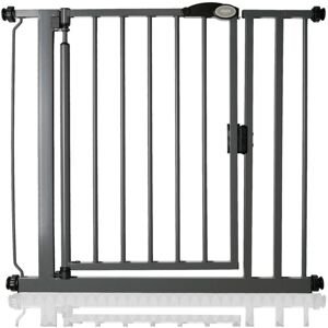Safetots - Pressure Fit Self Closing Stair Gate, 82.2cm - 89.2cm, Slate Grey, Auto Closing Baby Gate, Safety Barrier Safetots - Pressure Fit Self Closing Stair Gate, 82.2cm - 89.2cm, Slate Grey, Auto Closing Baby Gate, Safety Barrier