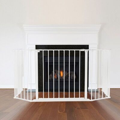 Safetots - Multi Panel Fire Surround - 82D x 104W cm Safetots - Multi Panel Fire Surround - 82D x 104W cm