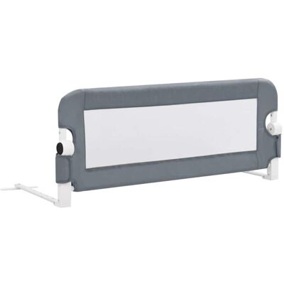 vidaXL Toddler Safety Bed Rail Grey 102x42cm - Baby Bed Rail vidaXL Toddler Safety Bed Rail Grey 102x42cm - Baby Bed Rail