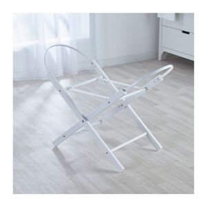 Kinder Valley - Opal Folding Moses Basket Stand White with Folding Mechanism For Easy Transportation & Storage   Solid Pine Wood - White