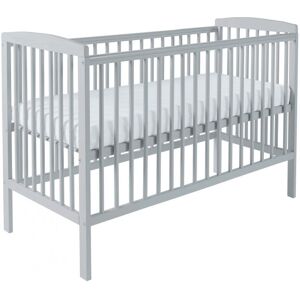 Kinder Valley - Sydney Grey Cot with Pocket Sprung Mattress & Removable Washable Water Resistant Cover - Grey