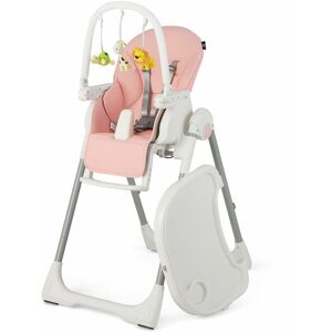 Casart - 4-in-1 Baby High Chair Foldable Feeding Chair w/ 7 Heights 4 Reclining Angles