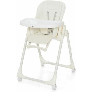 CASART 4-in-1 Foldable Baby High Chair Infant Feeding Chair Adjustable Reclining Seat