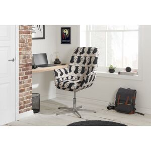 Spider-man Egg Swivel Chair - Black & White - Disney