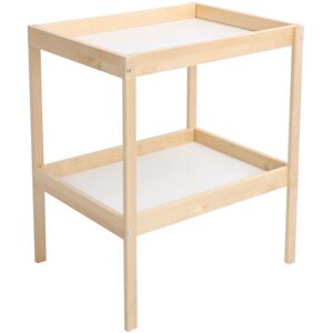 Furniture Hmd - Baby Changing Table Unit Station,Wooden Open Infant Changer Table,Natural - Natural