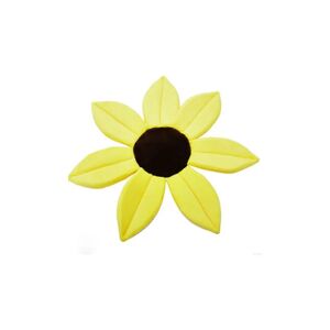 ROSE Sunflower baby can fold shower bath anti-slip cushion 70cm (yellow) 1 piece