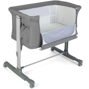 COSTWAY 3-in-1 Baby Bedside Bassinet Crib Height-adjustable Infant Newborn Cot Bed COSTWAY 3-in-1 Baby Bedside Bassinet Crib Height-adjustable Infant Newborn Cot Bed