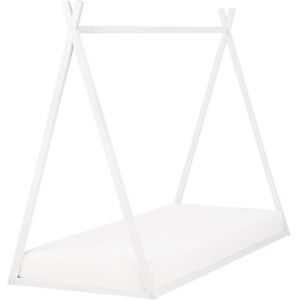 Beliani Kids House Bed White Pine Wood EU Single Size 3ft Bed for Toddler - Kids Bed Beliani Kids House Bed White Pine Wood EU Single Size 3ft Bed for Toddler - Kids Bed