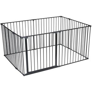 Safetots - Premium Multi Panel Play Den, 105cm x 144cm, Black, 70cm High, Baby Playpen, Play Den for Toddlers, Large Playpen Safetots - Premium Multi Panel Play Den, 105cm x 144cm, Black, 70cm High, Baby Playpen, Play Den for Toddlers, Large Playpen