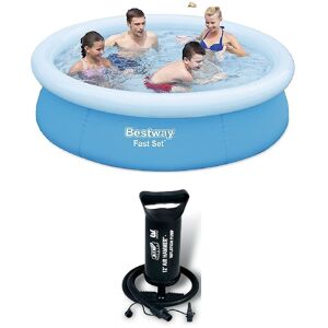 Bestway - 8 Ft Fast Set Pool With Hand Pump