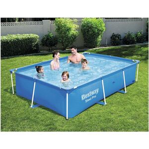 8ft 6inch Rectangular Above Ground Steel Pro Swimming Pool - Bestway