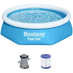 Fast Set™ Pool Set 244x66 cm, with Filter Pump (96x26IN) - Bestway