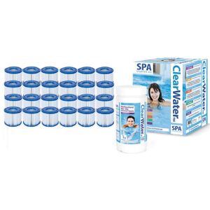 Lay-Z-Spa Gold Package- 24 Filters, Chemicals, & Test strips - Bestway