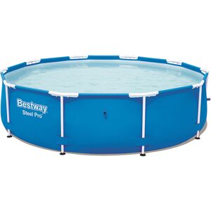 Steel Pro Frame Pool without Pump Round 305x76cm Blue - Bestway