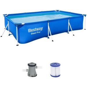 Frame Pool Swimming Pool Steel Wall Frame Swimmingpool Steel Pro 56411 - Bestway