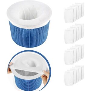 GROOFOO 20 Pack Pool Filter Socks for In-Ground and Above-Ground Swimming Pools Fine Mesh Catch Pollen and Debris - Pre-Filter Trace Dirt - Pool Basket