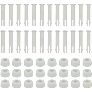 AOUGO 24 Pack Swimming Pool Spikes 6cm With Cap Swimming Pool Accessories