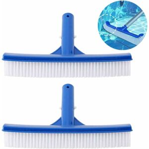 Groofoo - 2PCS Durable Plastic Swimming Pool Brushes Swimming Pool Wall Brush for Cleaning Swimming Pool Wall Spa Room Bathroom