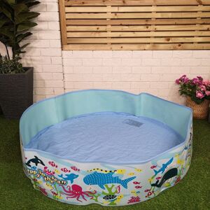 Wild N Wet - 4ft Rigid Wall Garden kids Childrens Water Paddling Pool Fun Design