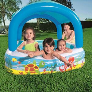 Hommoo - Bestway Canopy Play Pool Blue 140x140x114 cm 52192