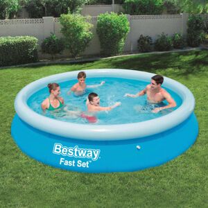 HOMMOO Bestway Fast Set Inflatable Swimming Pool 366x76 cm 57273